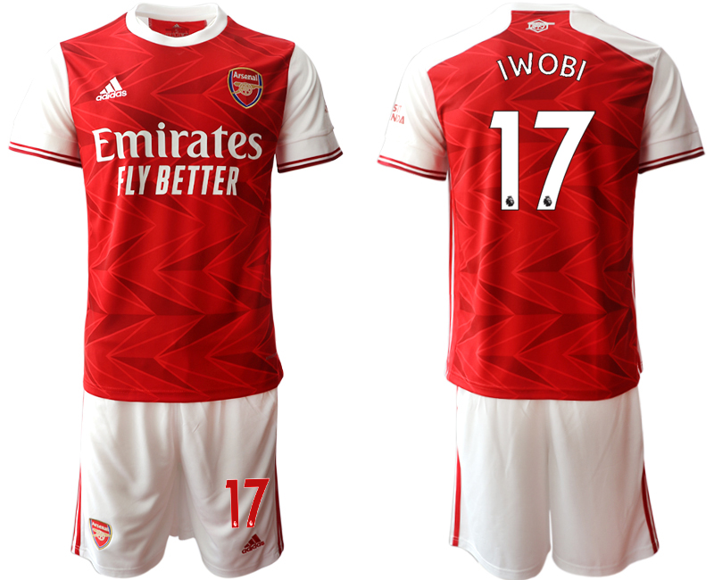 Men 2020-2021 club Arsenal home #17 red Soccer Jerseys->arsenal jersey->Soccer Club Jersey